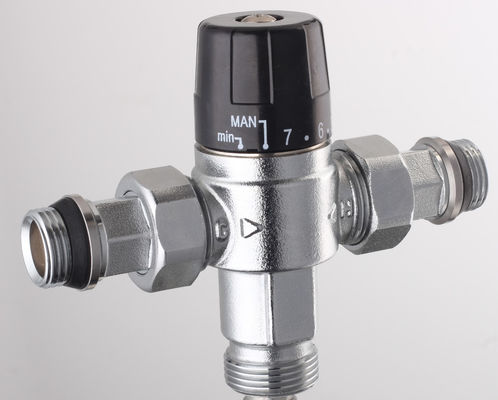 Adjustable Hot Water Thermostatic Mixing Valves With Check Valves Strainers 1/2'' / 3/4''