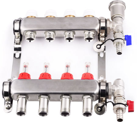 Dynamic Water Distribution Manifolds system Brass Body Cartridge Flow Meters 50mm
