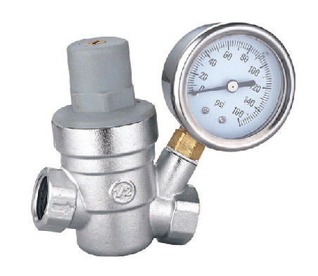 Inclined Pressure Reducing Valves High Temperature Replaceable Chrome Plated Steam Prv Valve