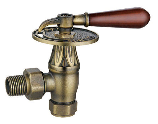 Full Port DN15 Brass Manual Radiator Valves ISO 228-1 Thread