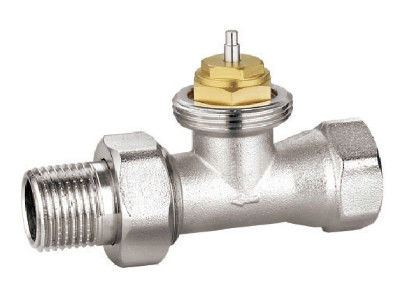 Thermostatic Isolation Straight Towel Rail Valves 1/2'' X 1/2'' LightWeight Economic