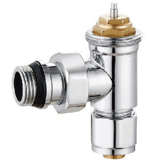 Angled Thermostatic Radiator Valve 1/2'' With Adapter For 16mm PEX Pipe