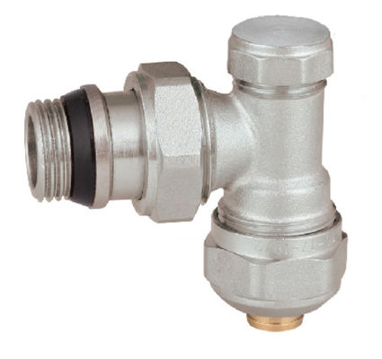 Return Angled Lockshield Isolation Valve 16mmx1/2'' For PEX Pipe