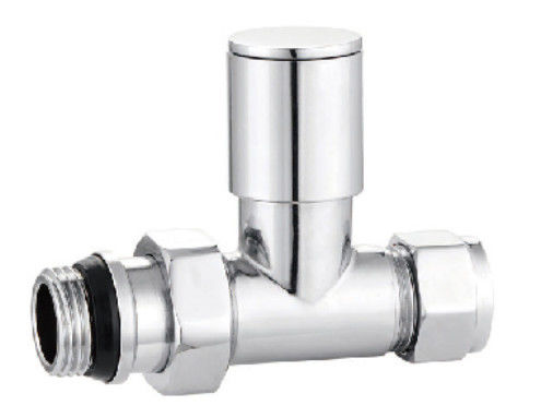 Modern Straight Traditional Brass Radiator Valves 1/2 Inch 15mm Towel Radiator Valves