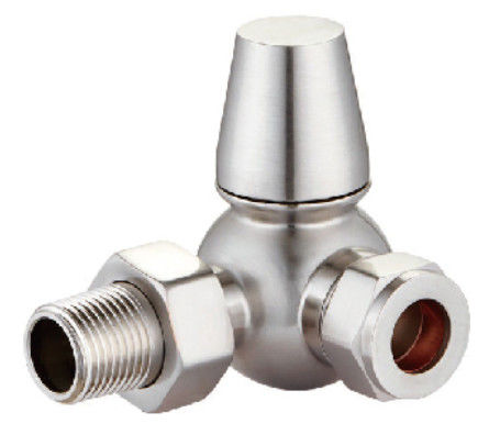 15mm Classic Lockshield Traditional Radiator Valves Corner Type 1/2 Inches