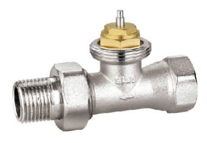 Straight Thermostatic Radiator Valves 3/8'' X 3/8'' Lightweight Economic Type