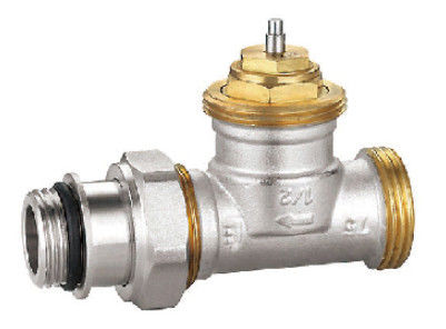Straight 3 8 Thermostatic Radiator Valves With EK M 3/4'' For Different Fittings