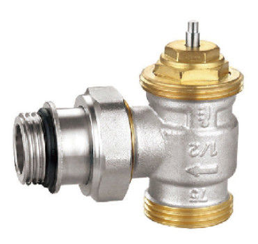 Self Sealing Angled Thermostatic Radiator Valves 3/4'' With EK M 3/4''